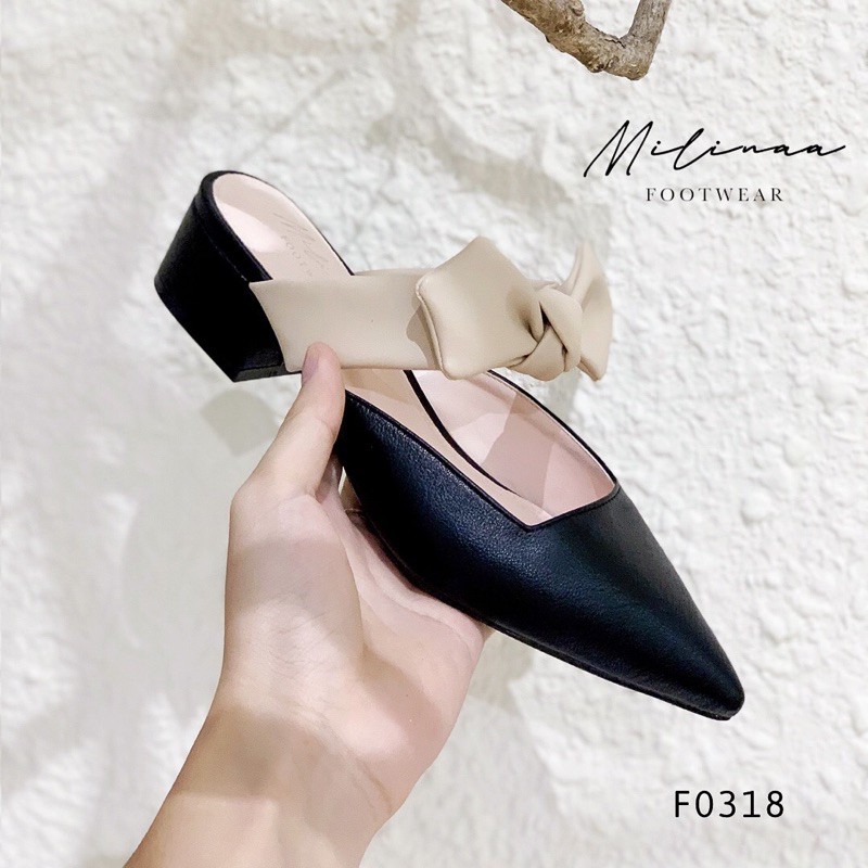 GIÀY SỤC BỐN PHÂN PHỐI QUAI CỘT NƠ F0318 | BigBuy360 - bigbuy360.vn