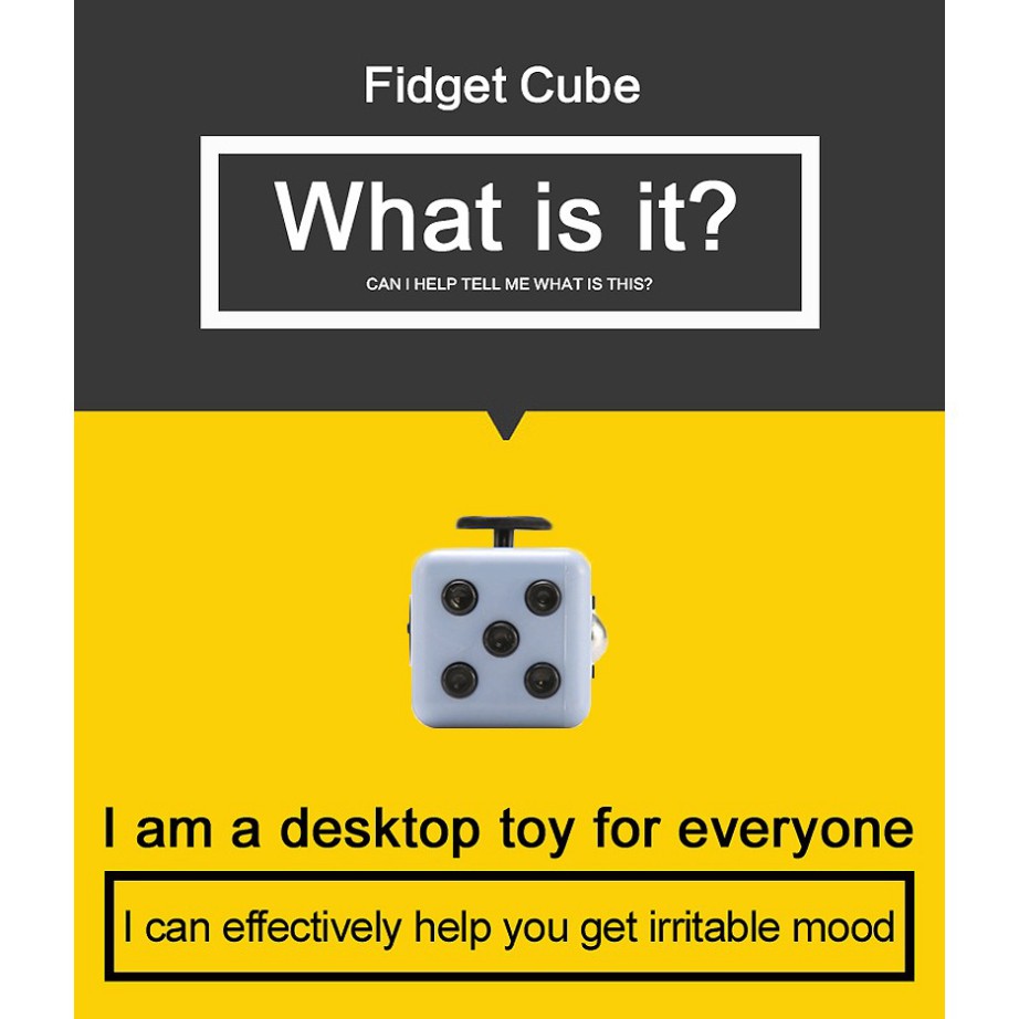 [G05] Fidget Cube - Khối Vuông Thần Kỳ giúp giảm stress [Đơn 50k tặng phần quà thú vị] S020