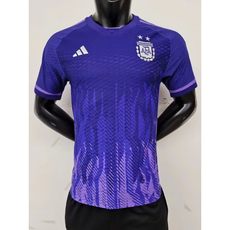 Áo Thun Bóng Đá Ngắn Tay Đội Tuyển Argentina Sân Khách 2022-23