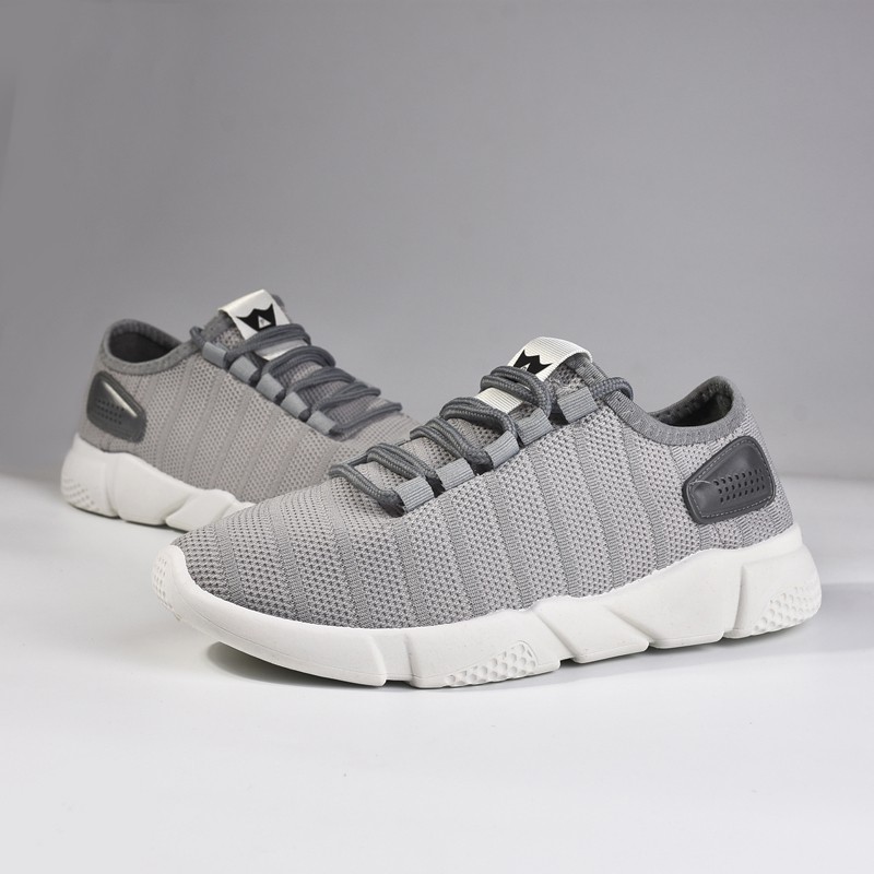 Giày Nam Sneaker POSA PSSP010 ( Đen - Xám ) .