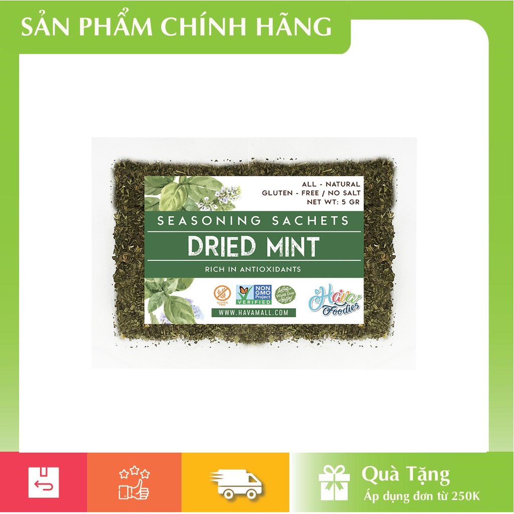 [HÀNG CHÍNH HÃNG] Lá Bạc Hà Sấy Khô Gói 10gr – Dried Mint