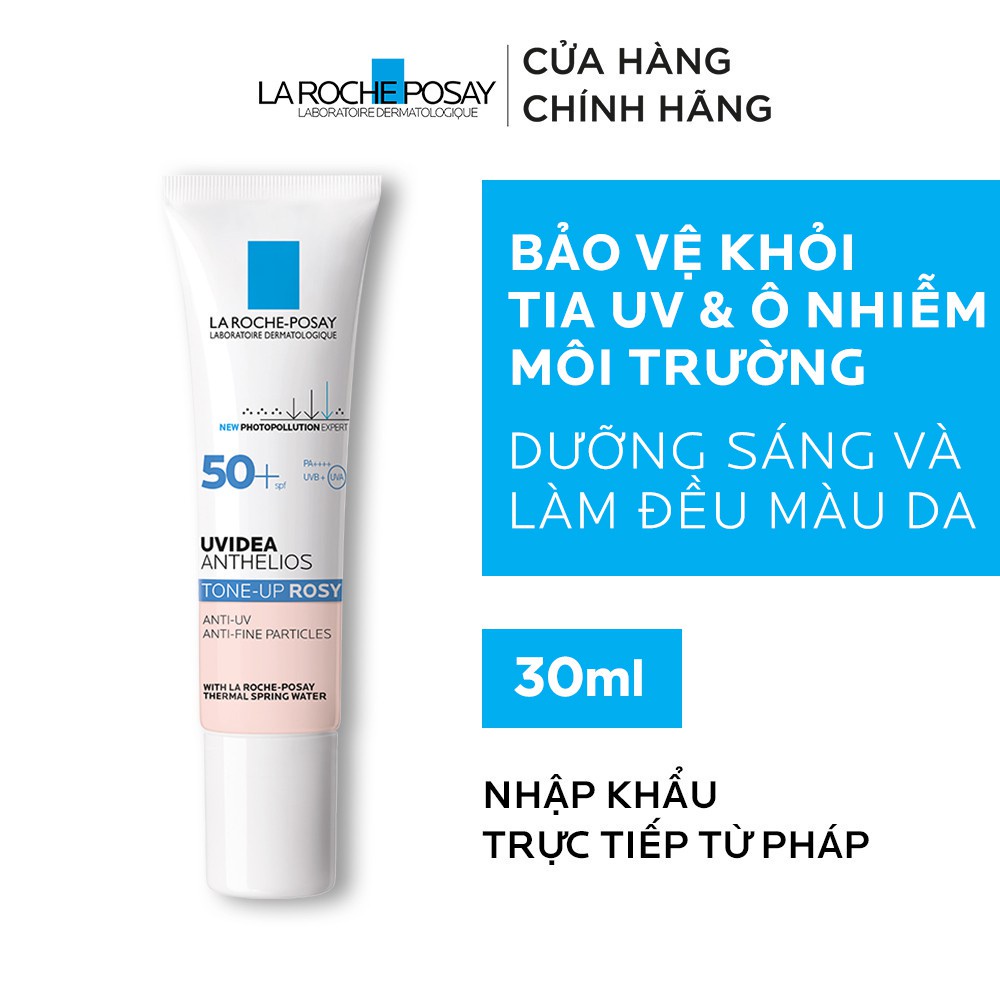 Kem Chống Nắng La Roche Posay Dạng Gel Làm Sáng Da Uvidea Anthelios Tone-Up Rosy SPF50+ 30ml