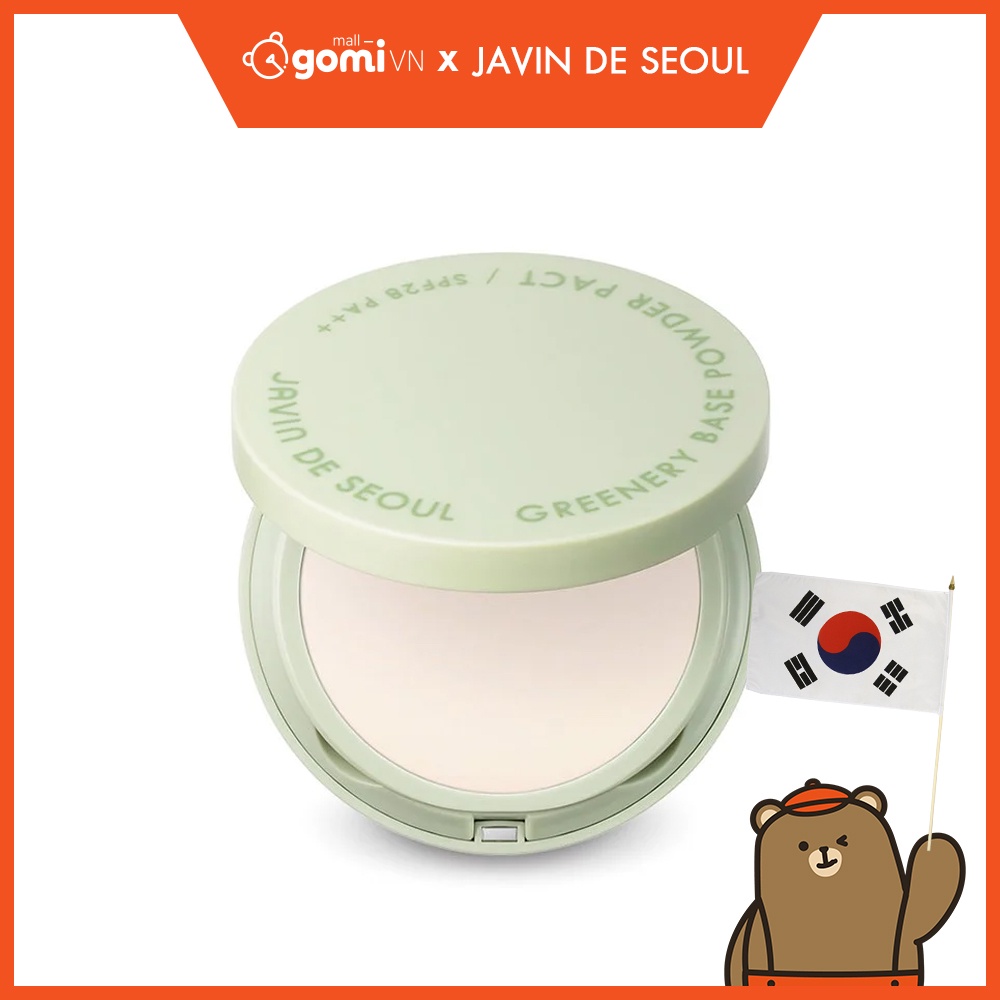 Phấn Phủ Dạng Nén Hàn Quốc Javin De Seoul Greenery Base Power Pact GomiMall