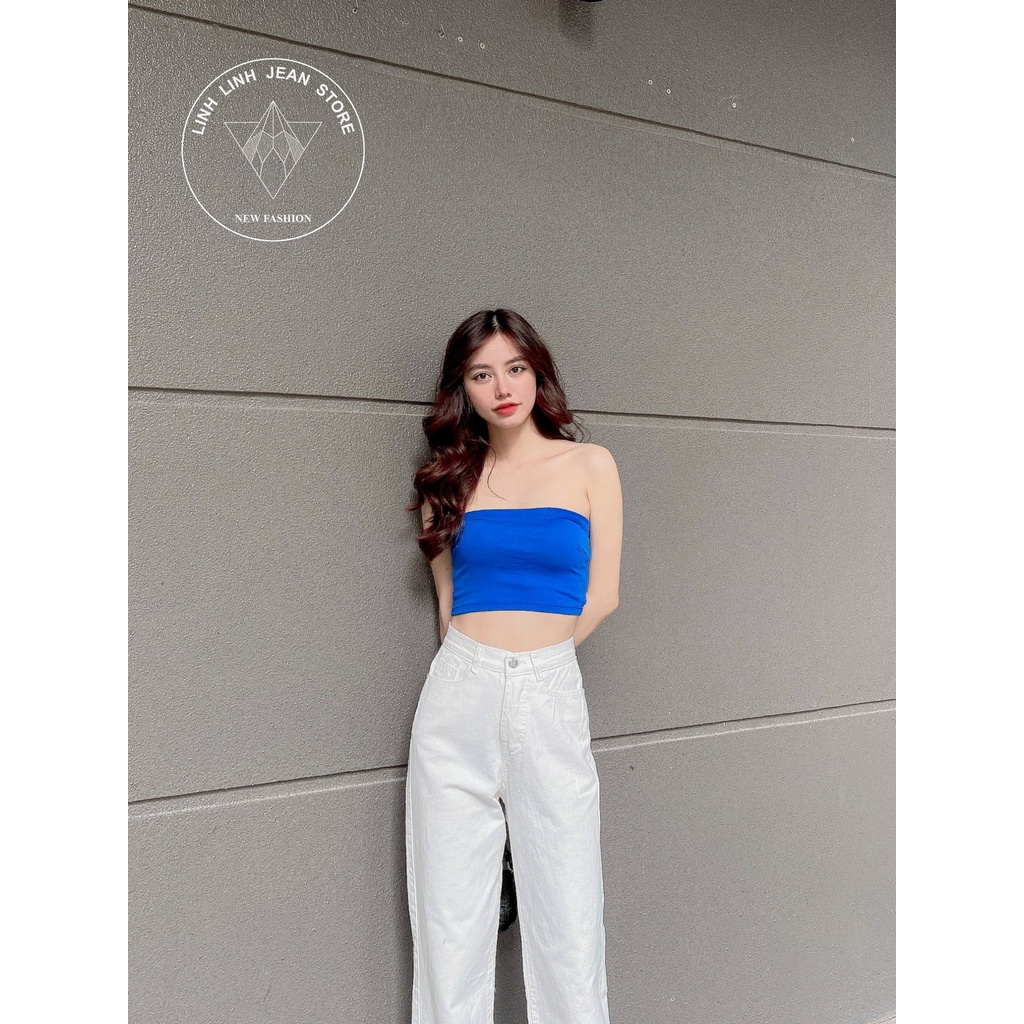 QUẦN JEAN BÒ ỐNG SUÔNG LƯNG CAO MÀU TRẮNG  HÀN QUỐC ULZZANG CẠP CAO CHUẨN DÁNG 101 | BigBuy360 - bigbuy360.vn