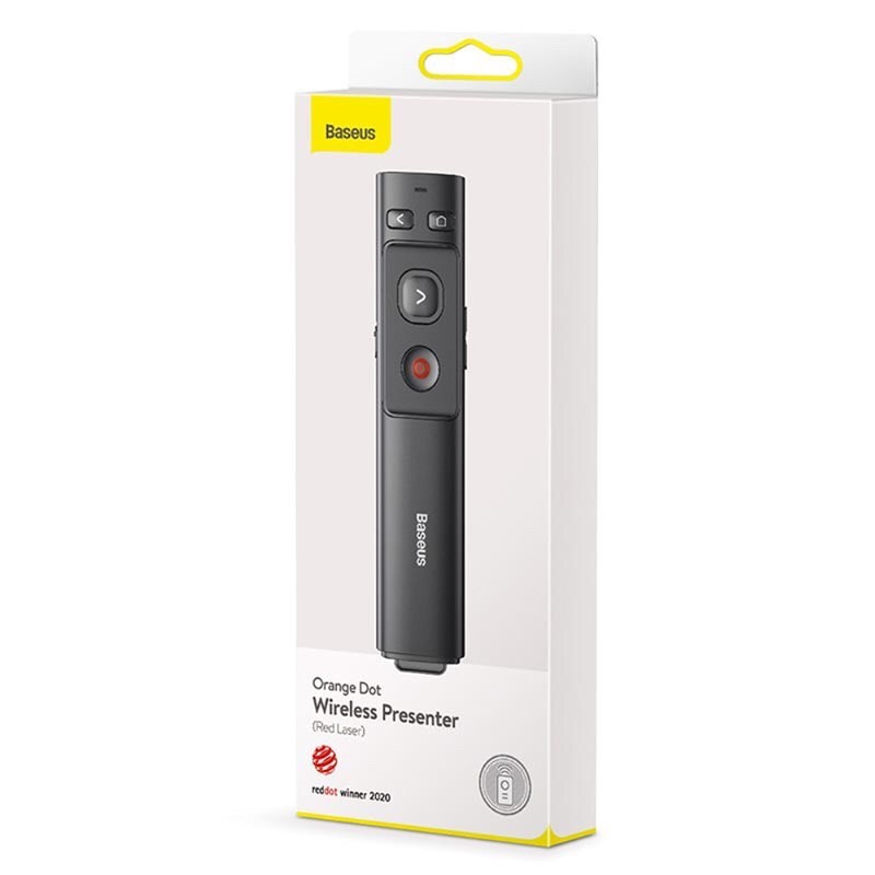 ✅BÚT LED TRÌNH CHIẾU BASEUS Orange Dot Wireless Presenter Reddot Winner 2020 -Hàng Chính Hãng