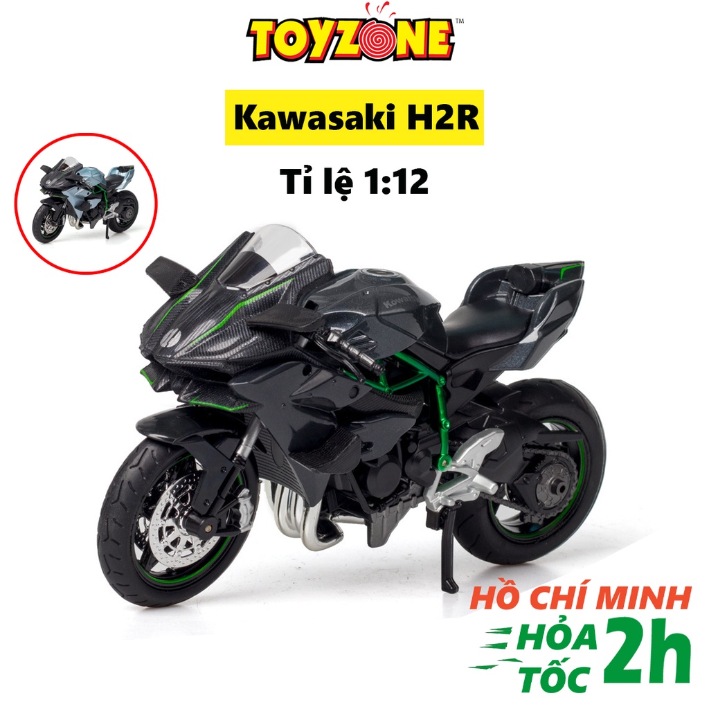 Mô hình xe Moto Kawasaki H2R tỉ lệ 1:12