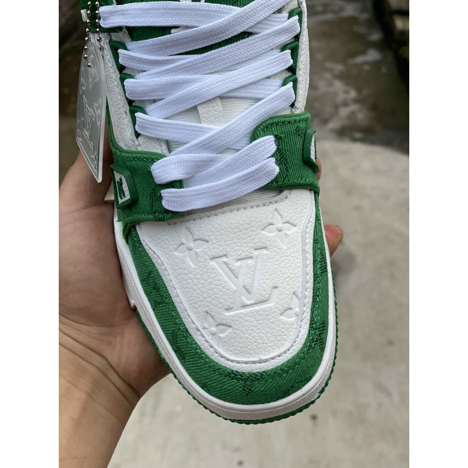 [MẪU MỚI] Giày LV_ Xanh lá, Đen 2 bản cực đẹp, Giày thể thao Nam Nữ, Giày louis vuitton - FREESHIP
