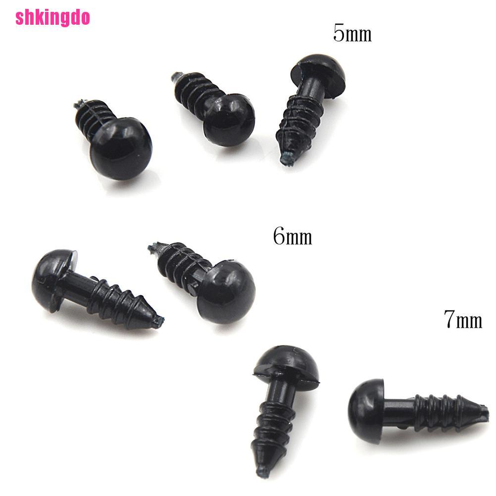 Set 100 mắt nhựa 5-7mm cho thú nhồi bông