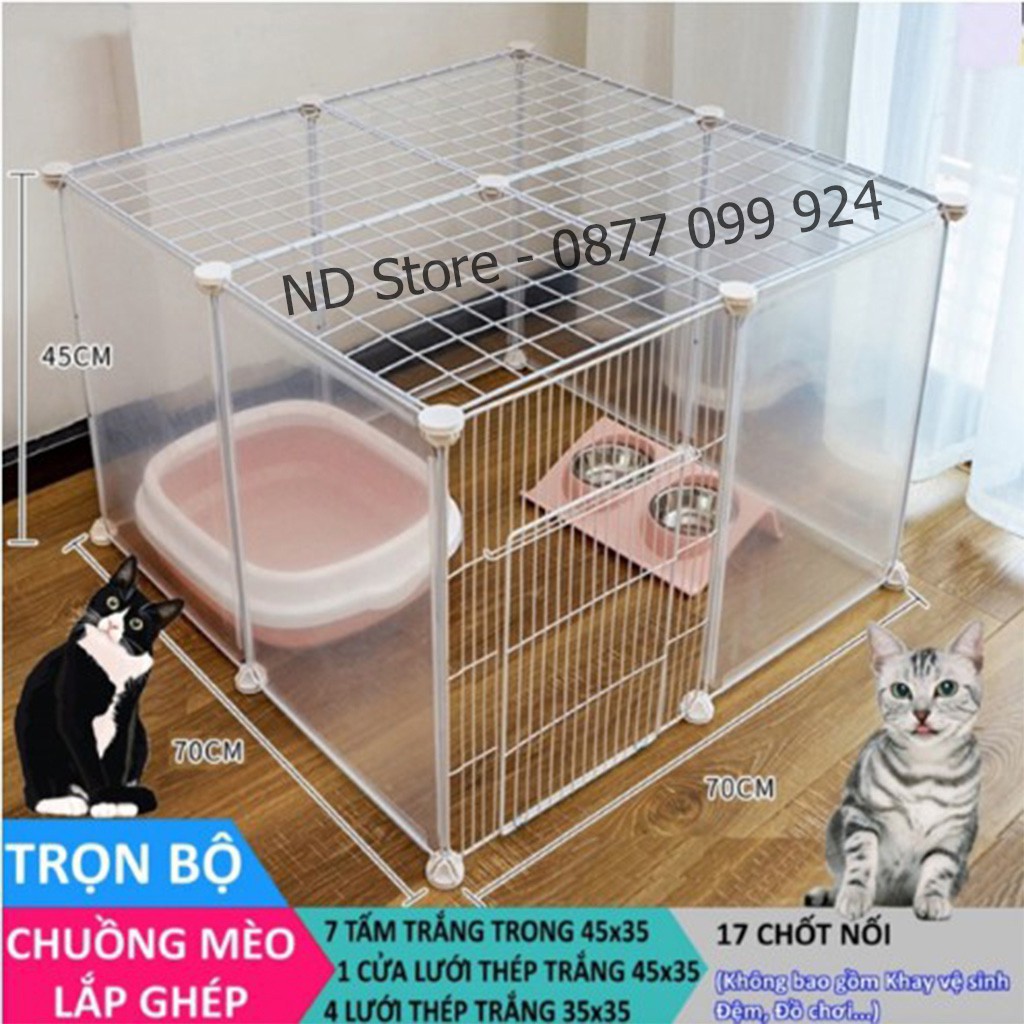 [BÁN THEO TẤM] [TẶNG CHỐT] Lưới Sắt Quây Chuồng Chó, Mèo, Hamster, Thú Cưng, Thỏ, Lưới Sắt, Tấm Nhựa Trong