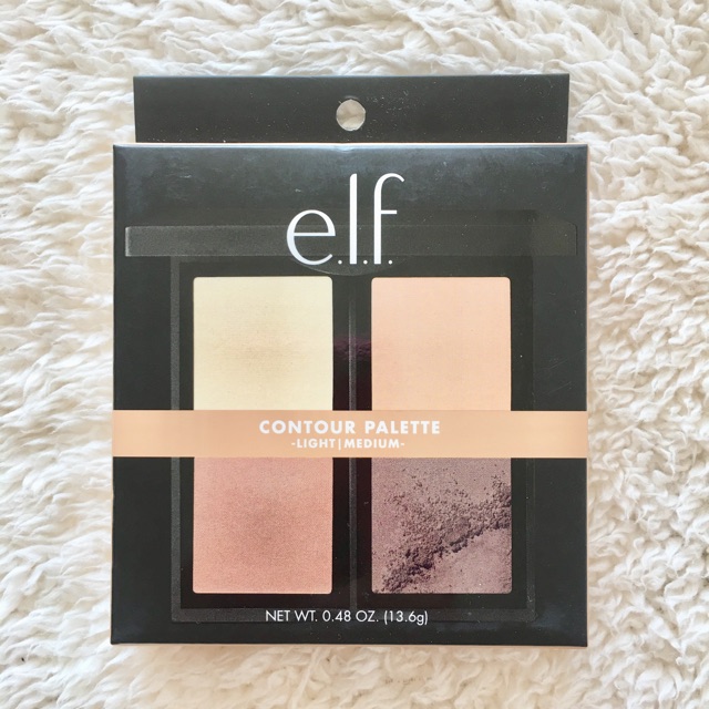 Phấn tạo khối e.l.f. Studio Foundation Contour Palette Light/Medium ELF Studio 0.48 Oz(13.6g)mỹ