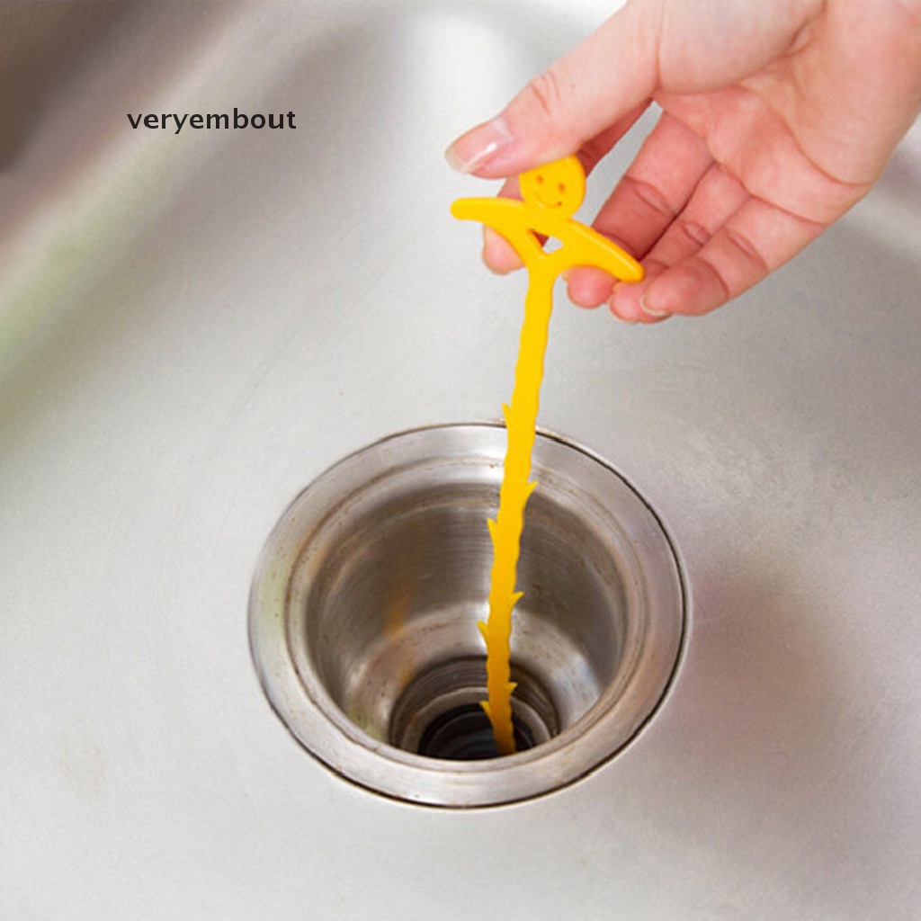 ut Kitchen Sink Drain Cleaner Tool Bathroom Toliet Removal Clog Hair D