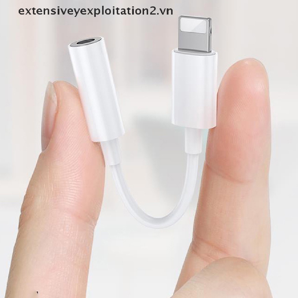 Set 2 dây cáp chuyển đổi âm thanh tai nghe cho iPhone