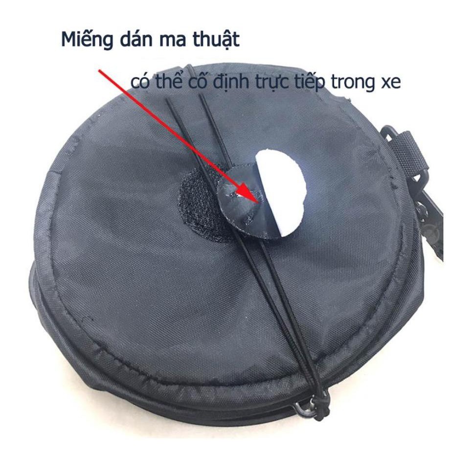 Thùng đựng rác trên xe ô tô có thể gấp lại được - Home and Garden