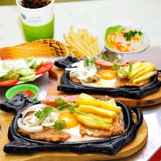 Bộ 15 Đế Gỗ Lót Chảo Gang Làm Bò Bít Tết