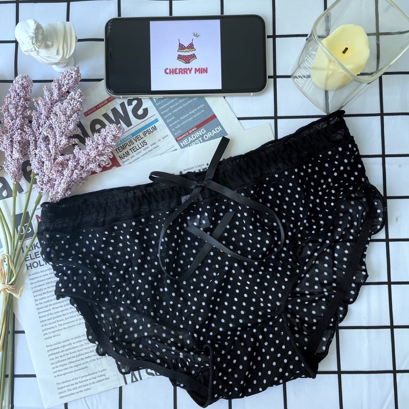 [Video Thật] Quần Lót Nữ Ren Lưới họa tiết da báo cực Sexy siêu mềm mại và thoáng mát cao cấp CHERRY MIN | BigBuy360 - bigbuy360.vn