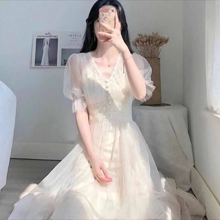[SIÊU BOM TẤN] VÁY NỮ TIỂU THƯ TAY BỒNG