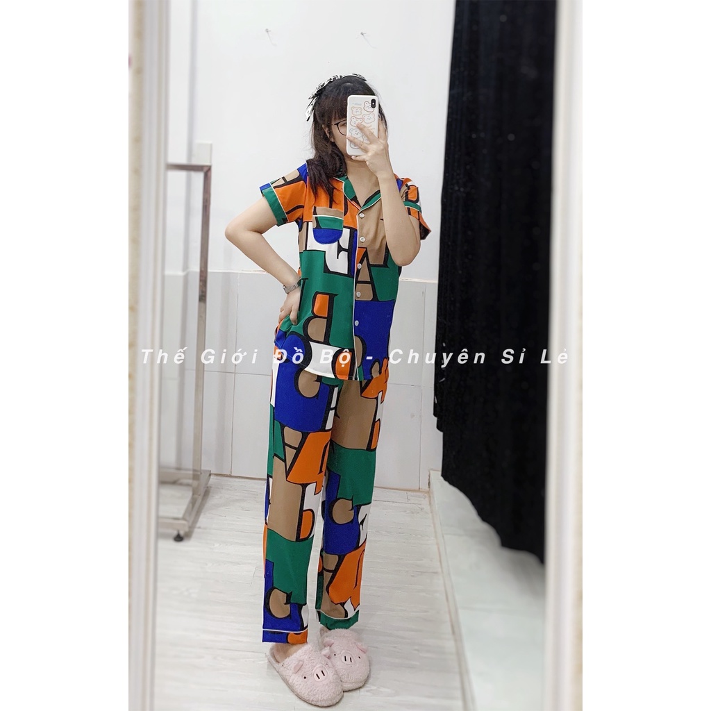 ĐỒ BỘ MẶC NHÀ- PIJAMAM LỤA THÁI CAO CẤP