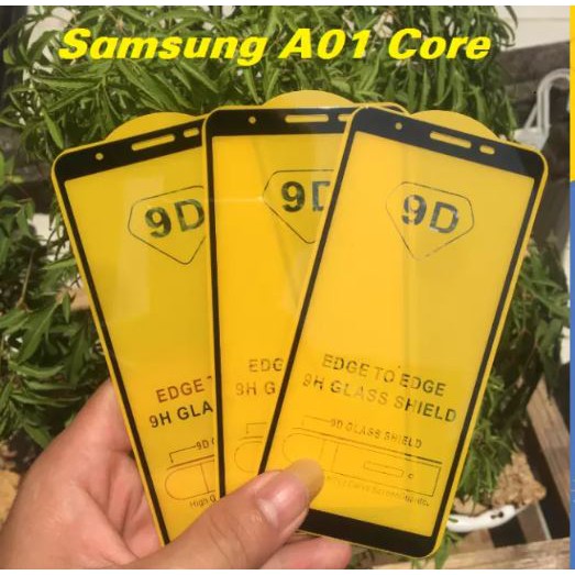 Kính cường lực 9D Full màn Samsung A01 Core