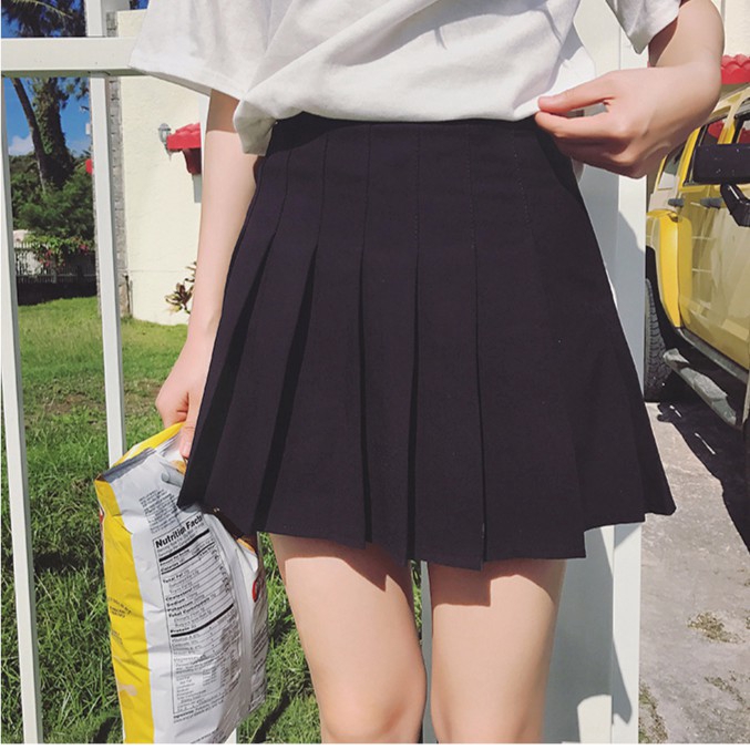 Chân Váy Dáng Chữ A Lưng Cao Thiết Kế Xếp Ly Cổ Điển Cho Nữ | BigBuy360 - bigbuy360.vn