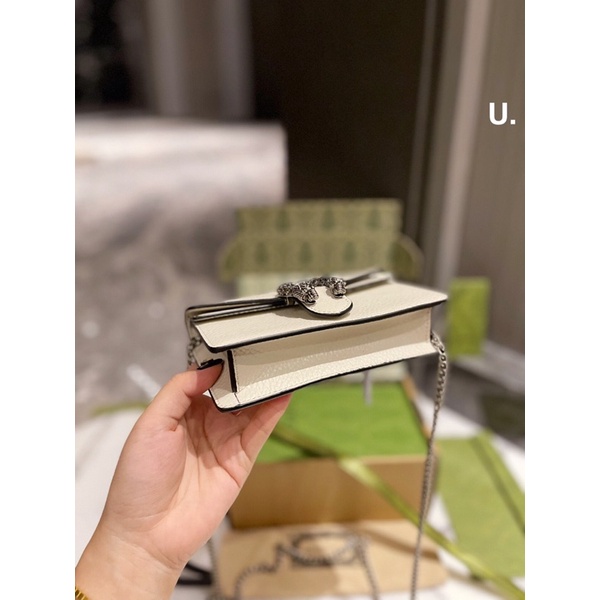 Túi xách Gúcci đầu rồng sz 16,5 chất da thật