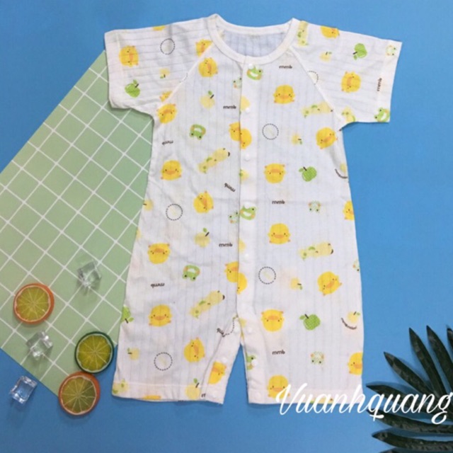 Body đùi cotton giấy mở khuy cực xinh cho bé trai/gái