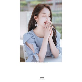 *❣️FREESHIP❣️Áo Tay Nơ Lyly Kèm ảnh thật sọc nhí dễ thương chất mềm mại