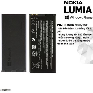 [Dùng Thử 7 Ngày] Pin Microsoft Lumia 950/T5E Bh 12 tháng