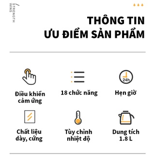 Ấm siêu tốc đa năng CHIGO, mã AST773