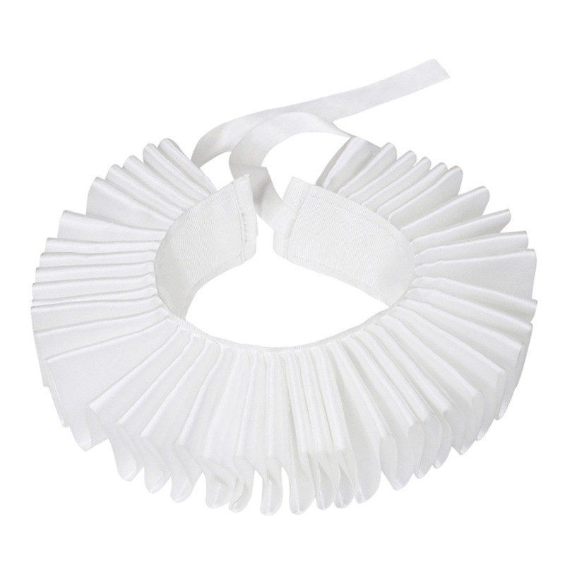 Vòng Cổ Choker Hóa Trang Chú Hề Bằng Satin Phong Cách Elizabethan Cổ Điển