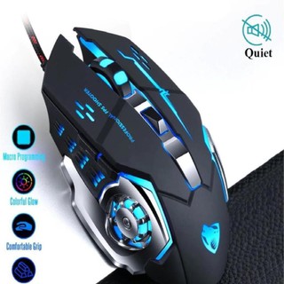 Chuột dây chơi game MOUSE T-WOLF V6 LED