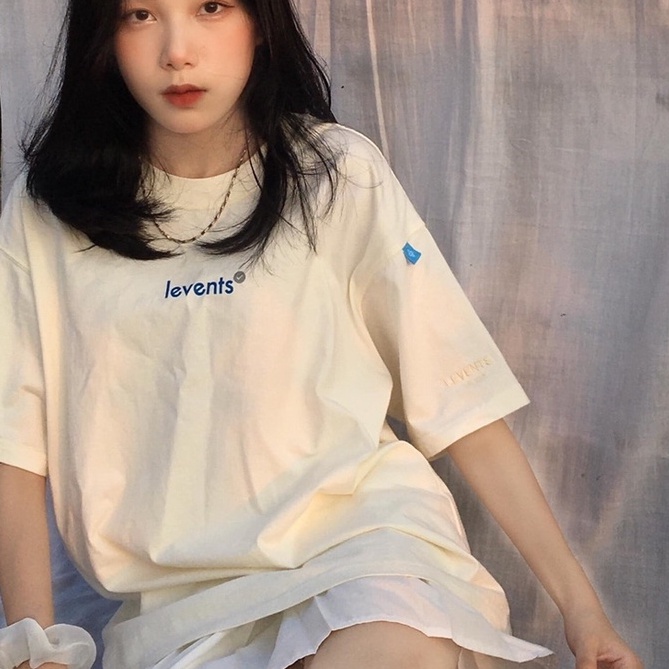 Áo thun unisex Lì Ven Popular Logo Nam nữ Full tag