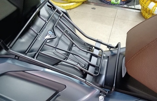 Baga inox 10ly sơn tĩnh điện đen cho AB 2013-2020 & AB125-160 2022-2023 (tặng ốc)