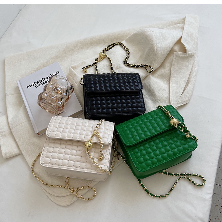 Túi Đeo Vai Hình Vuông Cỡ Nhỏ Màu Vàng Thời Trang Sang Trọng Cho Nữ