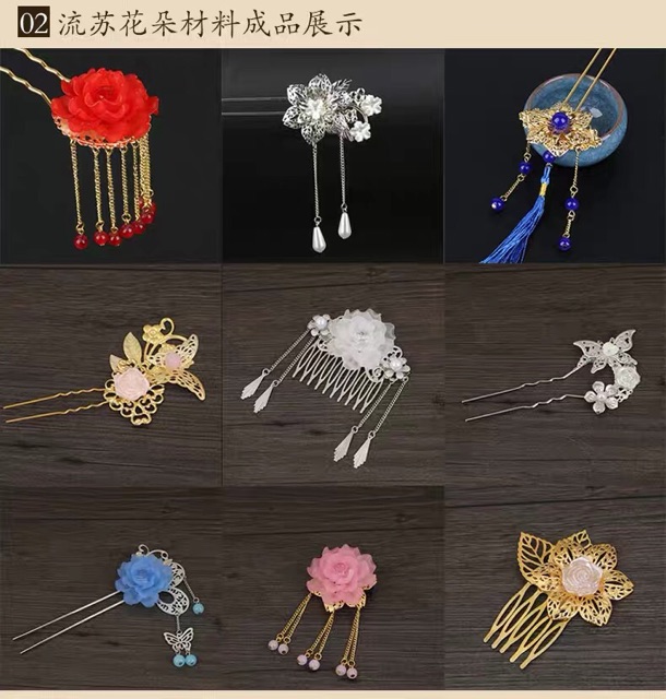 Bộ KIT DIY làm trang sức cổ trang