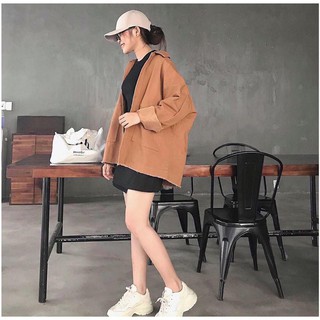 Áo Khoác KAKI PUN BASIC Unisex - Áo khoác Unisex A40