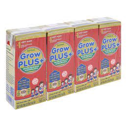 Thùng 48 Hộp x 180ml Sữa Bột Pha Sẵn Grow PLUS+ Đỏ 180ml Suy Dinh Dưỡng - Hàng Chính Hãng