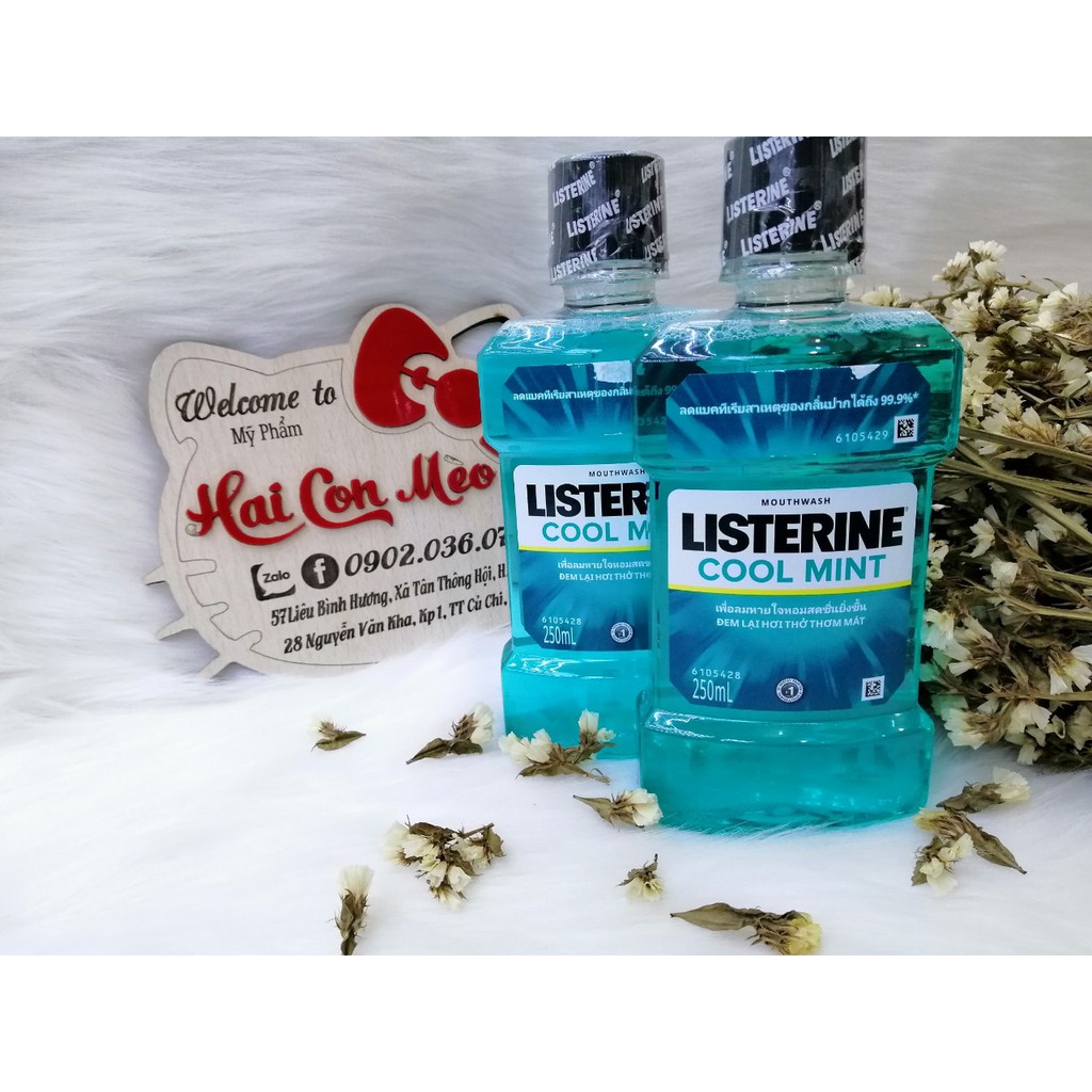 COM BO 2 CHAI SÚC MIỆNG LISTERINE 250x2