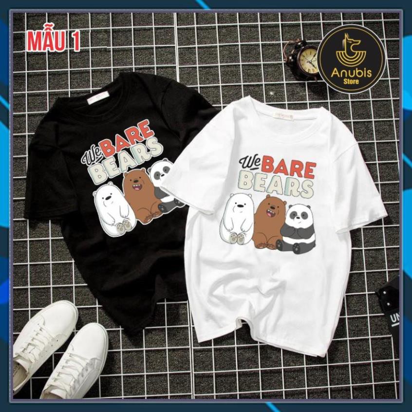 SALE 50%- ÁO THUN NAM NỮ WE BARE BEARS THỊNH HÀNH