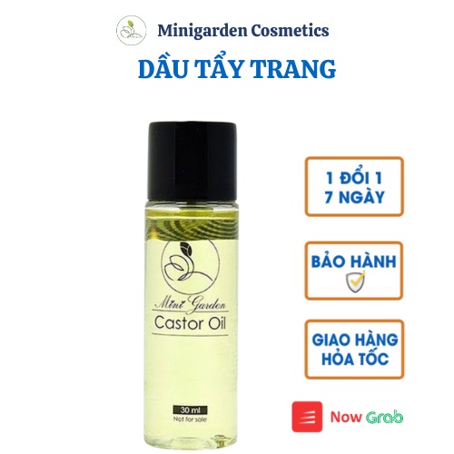 Dầu tẩy trang mắt môi Mini Garden castor oil 30ML PV1009