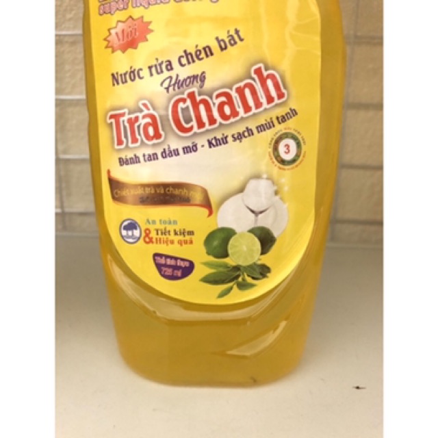 NƯỚC RỬA CHÉN BÁT PARIONE HƯƠNG TRÀ CHANH 725ml SIÊU SẠCH,SIÊU THƠM