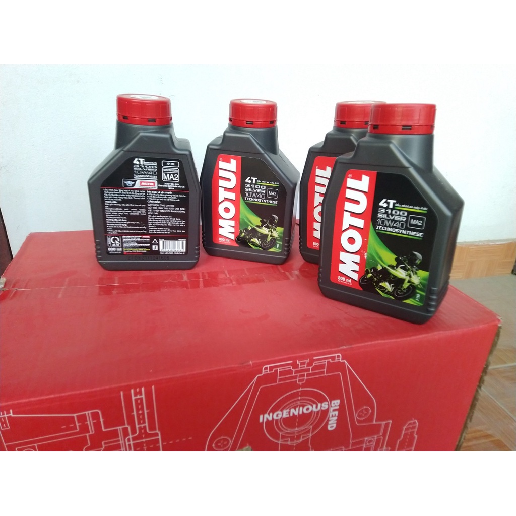 DẦU NHỚT MOTUL 3100 SILVER 10W40 (0.8L) CHÍNH HÃNG