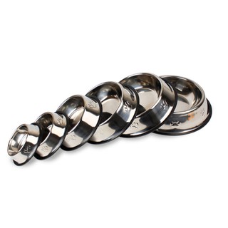 Chén Bát Đựng Thức Ăn Cho Chó Mèo Bằng Inox