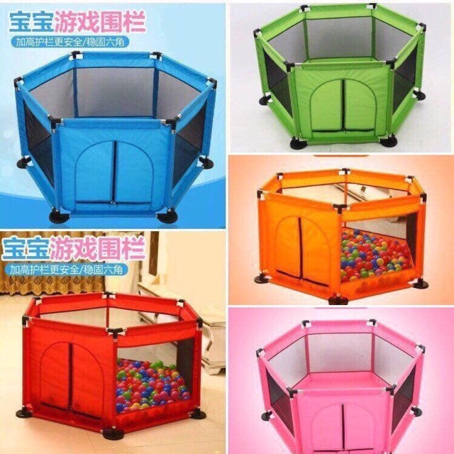 quây bóng lục giác cho bé