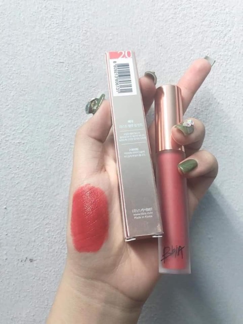 Son kem BBIA Last Velvet Lip Tint Ver4 màu 20