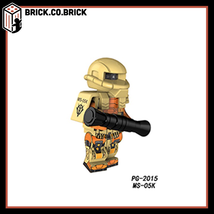 Non Lego Mobile Suit Gundam Đồ Chơi Lắp Ráp Minifigure Mô Hình Zaku Warrior PG8135