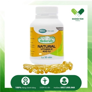 ! Natural Vitamin E 400 Mega We care - Enat 400