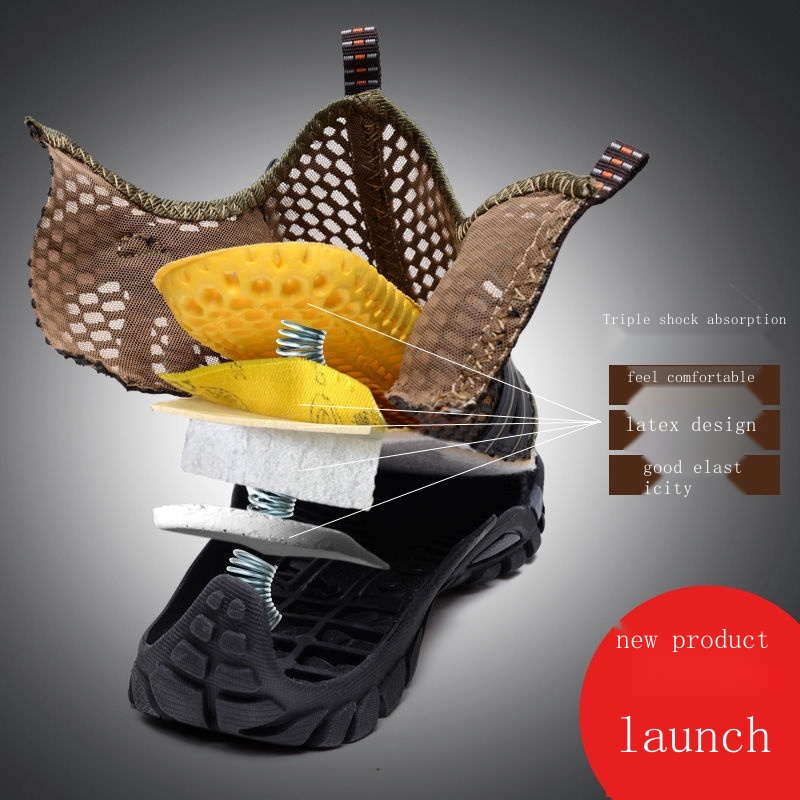 Giày Thể Thao Lưới Thoáng Khí Thời Trang Mùa Hè Dành Cho Nam 2022