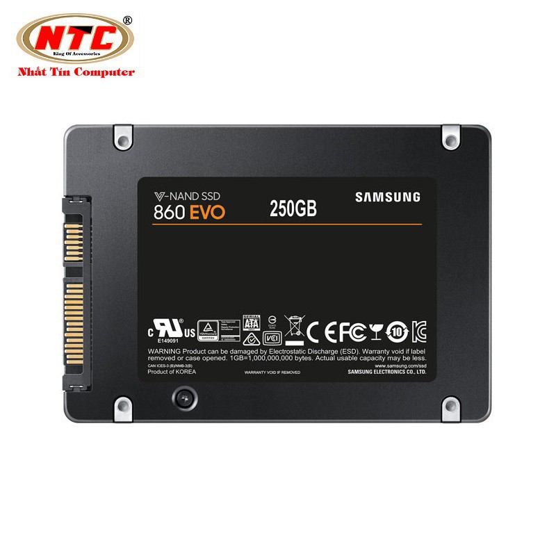 k89 Ổ cứng SSD Samsung 860 Evo 250GB 2.5-Inch SATA III (Đen) 1