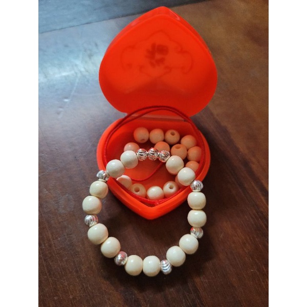 Vòng dâu tằm mix bi bạc cho bé trai và bé gái