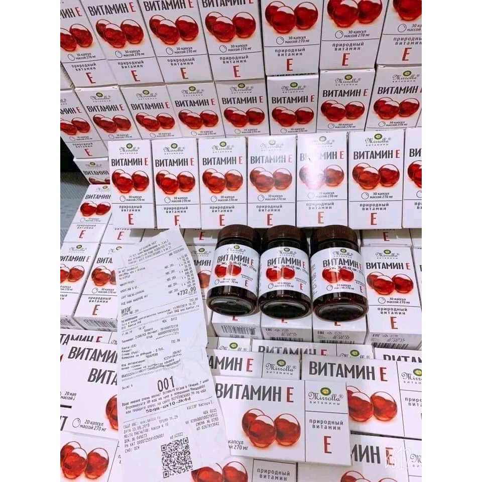 Vitamin E đỏ nga 270mg